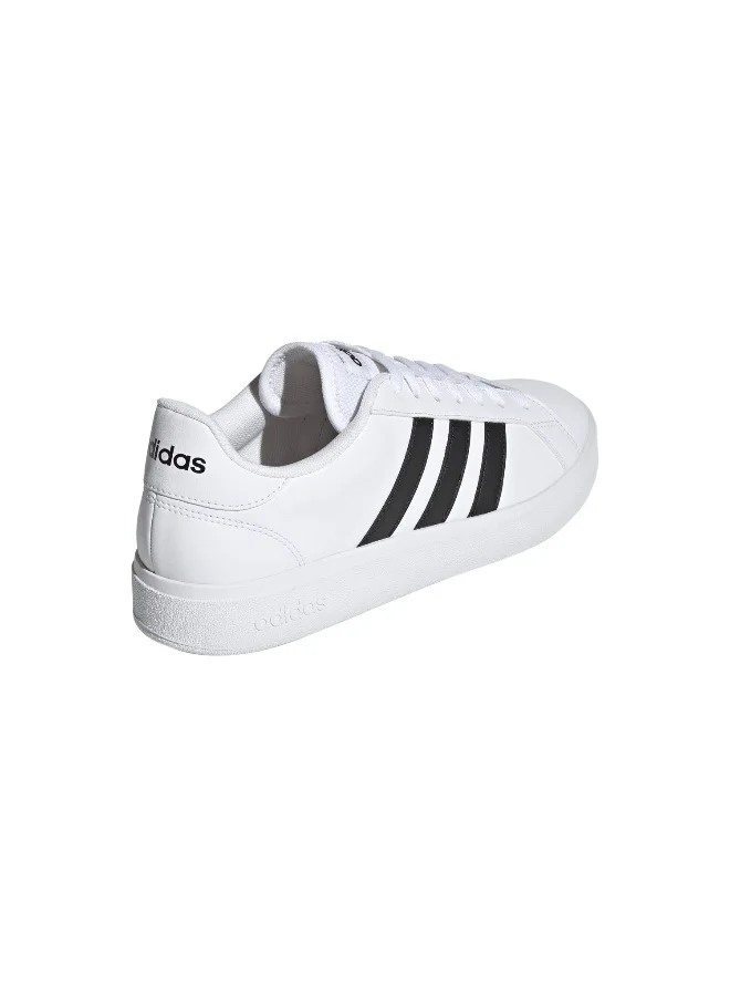 adidas حذاء رياضي رجالي Grand Court Base 2.0 أبيض مقاس 6.5