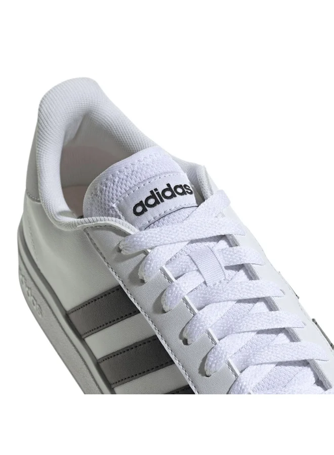 adidas حذاء رياضي رجالي Grand Court Base 2.0 أبيض مقاس 6.5