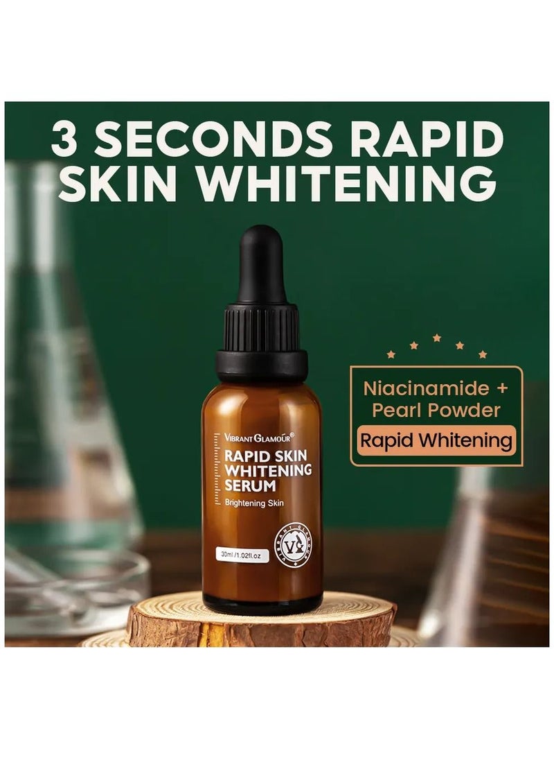 Vibrant Glamour - Rapid Skin Whitening Serum Brightening Skin Wrinkles Anti-Aging Fine Lines Brighten & Whiten Delicate and Smooth Skin for Women 30ml - Image 1