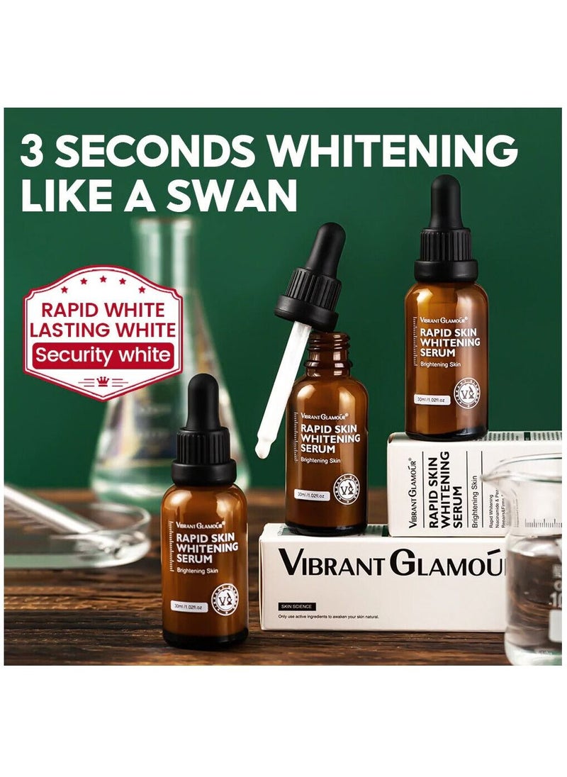 Vibrant Glamour - Rapid Skin Whitening Serum Brightening Skin Wrinkles Anti-Aging Fine Lines Brighten & Whiten Delicate and Smooth Skin for Women 30ml - Image 1