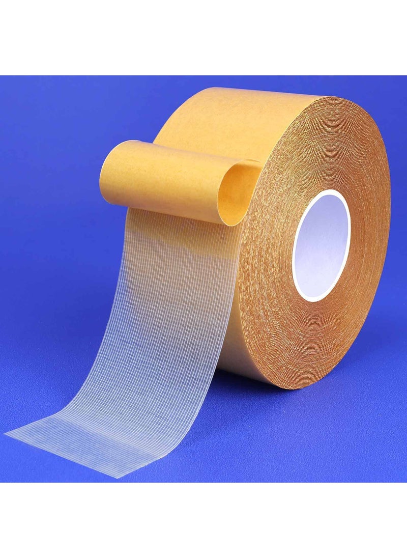 Pamidhar Pamidhar DoubleSided HeavyDuty Carpet Tape Super Strong NonSlip Waterproof Adhesive for Carpets Mats Hardwood Floors Wall Hangings and Decorations Yellow  - Image 1