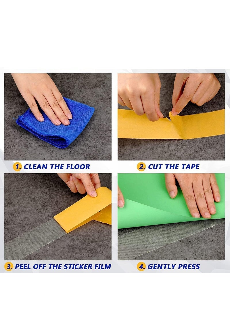 Pamidhar Pamidhar DoubleSided HeavyDuty Carpet Tape Super Strong NonSlip Waterproof Adhesive for Carpets Mats Hardwood Floors Wall Hangings and Decorations Yellow  - Image 3