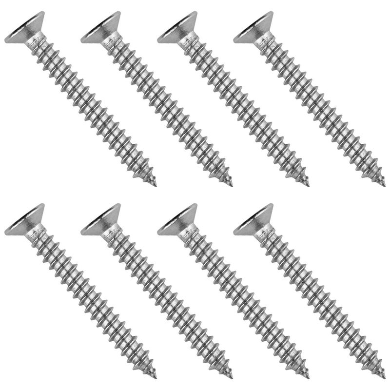 Excelfu 4 Pieces Stainless Steel Ceiling Hook 3.1 Inch Pad Eye Plate Marine Hardware Staple Hook Loop Screws Mount - Image 4