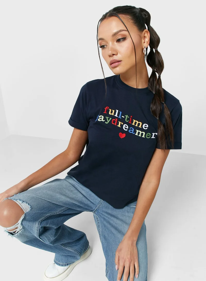 Ginger Regular Tshirt Eiht Roll Up Cuff ( Tacked)