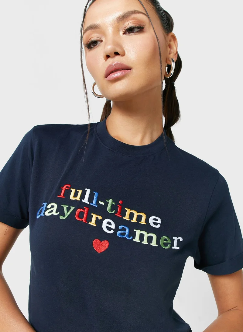 Ginger Regular Tshirt Eiht Roll Up Cuff ( Tacked)