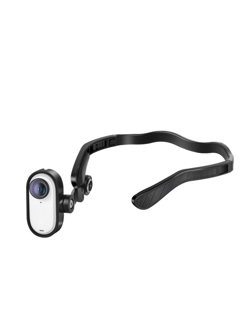 Generic GO 3 Magnetic POV Holder, POV Mount Head Mount for insta360 GO 3 Head Mount Accessories, Vlog Neck Lanyard Body Strap Mount for Action Camera  - Image 1