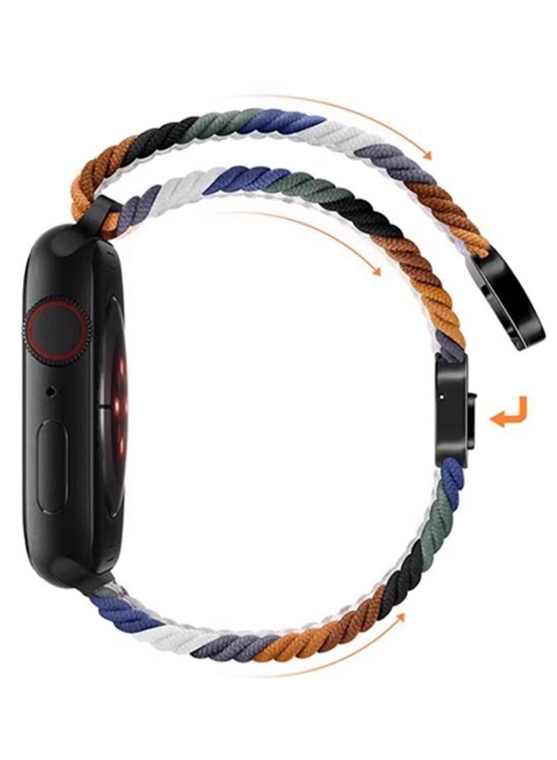 Youque for HUAWEI Fit 5/Fit 5 Pro Magnetic Wristband, Magnetic Buckle Sport Adjustable Nylon Strap, Replacement Watchband for HUAWEI Fit 4/Fit 3 Black - Image 3