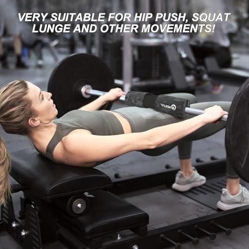 NEALFIT Barbell Squat Pad with Thick Nylon Padding, Hip Thrust Pad for Squats, Lunges, Neck Shoulder Squat Pad for Olympic or Standard Bars (Camo) - Image 2
