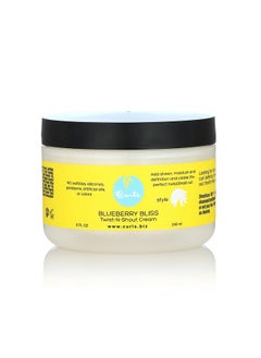 كيرلز كريم Curls Blueberry Bliss Twist-N-Shout - 8 أونصة، للحصول على تجعيدات وضفائر مثالية، لجميع أنواع الشعر الطبيعية، يضيف لمعانًا ورطوبة وتحديدًا للشعر  - Image 1