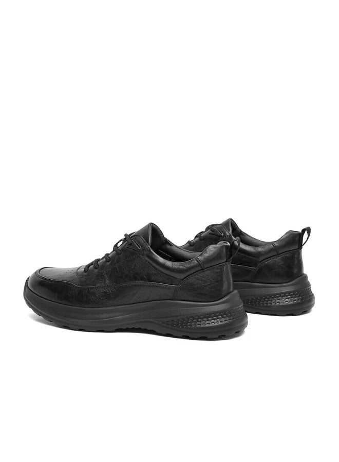 Belle Trendy Comfortable Casual Shoes For Men, Cowhide Business Sneakers A1354am5, Black Velvet Lining, Size 39 - Image 5