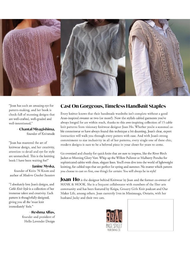 Cable Knit Style: 15 Stunning Patterns for Pullovers, Cardigans, Tan - Image 2