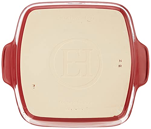 Emile Henry Made In France HR Modern Classics Square Baking Dish 8 x 8" / 2 Qt, Red - Image 3