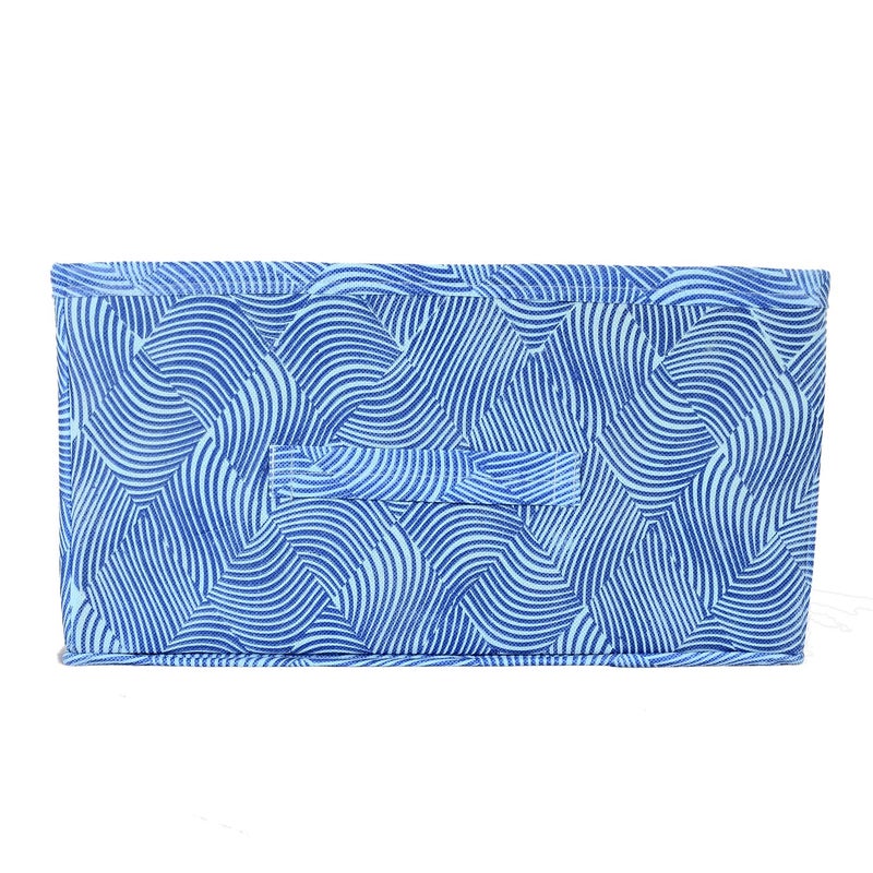 Kuber Industries Laheriya Print Non Woven Fabric 4Replacement Drawer Storage And Cloth Organizer Unit for Closet BlueKUBMART15990 - Image 3