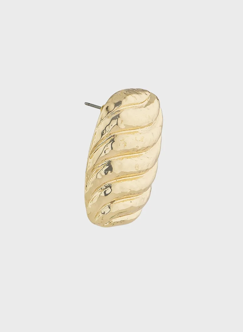 ELLA Hammered  Stud Earrings