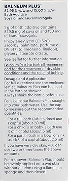 Balneum Plus Bath Additive Bath Oil with Lauromacrogols SOYA Oil for Intensive Hydration Softening Soothing of Itchy Dry Skin Relaxing Bath Soak for Women Men 500ml Packing May Vary - Image 5