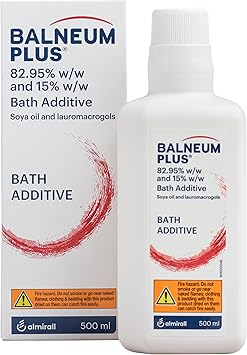 Balneum Plus Bath Additive Bath Oil with Lauromacrogols SOYA Oil for Intensive Hydration Softening Soothing of Itchy Dry Skin Relaxing Bath Soak for Women Men 500ml Packing May Vary - Image 1