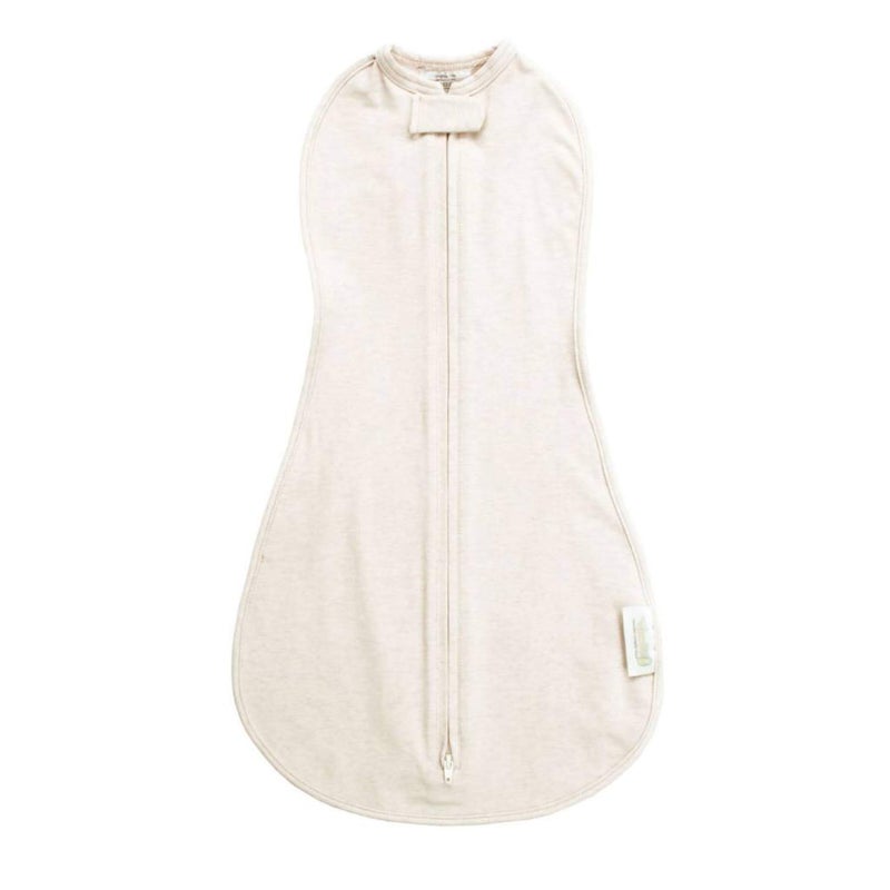 Woombie Original Baby Swaddling Blanket Soothing Cotton Baby Swaddle Wearable Baby Blanket Organic Cream 1419 lbs - Image 2