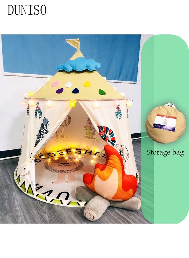 DUNISO Kids Tent,Play Tent Playhouse for Kids Princess Castle Tent Gift Toys for Girl Play House for Toddler Children Indoor - Image 2