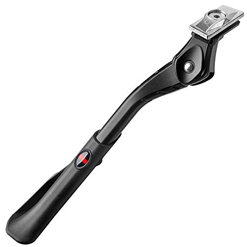 Sataway Bike Kickstand Adjustable Strong Center Mount Aluminum Alloy Bicycle Kickstand for 26” 700C 27.5” 28” inch Electric Bike Hybrid Bike Mountain Bike Adult Bike - Image 1