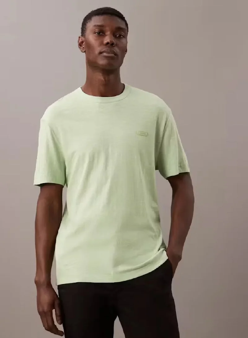 CALVIN KLEIN Cotton Linen T-Shirt