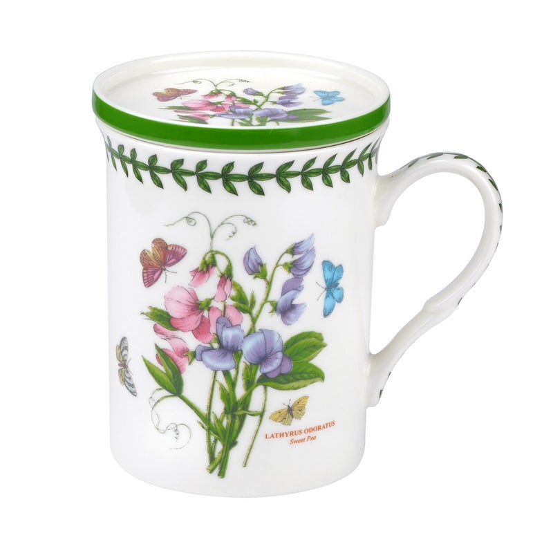 Portmeirion Botanic Garden Mug and Coaster Set (Sweet Pea) - Image 2