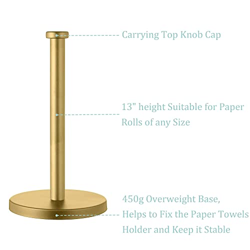 27HZYS Countertop Gold Paper Towel Holder - Image 4