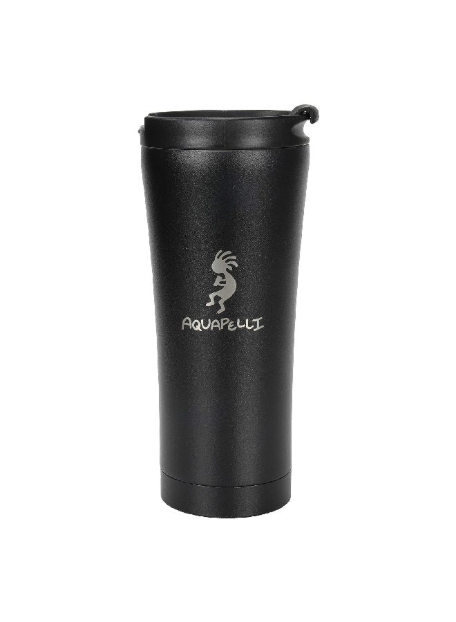 اكوابيلي 90048 أكوابيلي سي 116 كوب للسفر عازل للحرارة مزدوج الجدار أسود ميدنايت 480 مل - Image 1