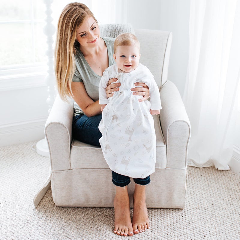 HALO SleepSack, 100% Cotton Wearable Blanket, Swaddle Transition Sleeping Bag, TOG 0.5, Llama Sand, Size X-Large, 18-24 Months - Image 5