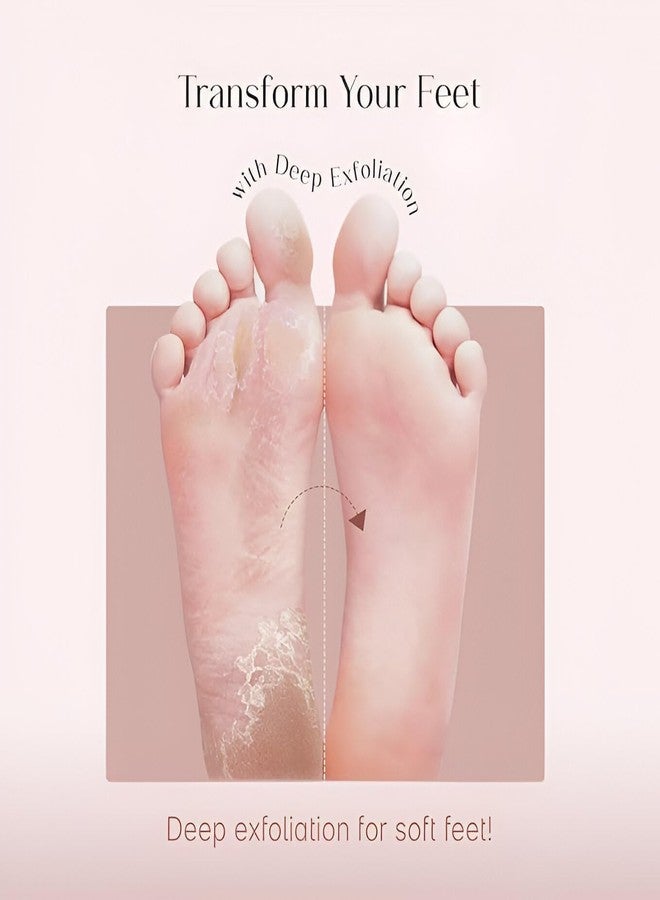SEFLICA® Foot Peeling Mask (1 Pair), Korean Peeling & Exfoliating | Deep Exfoliation with Glycolic Acid, Removes Dead Skin, Cruelty-Free, Foot Peel Off Mask (1 Pair Foots Masks - Lavender) - Image 2