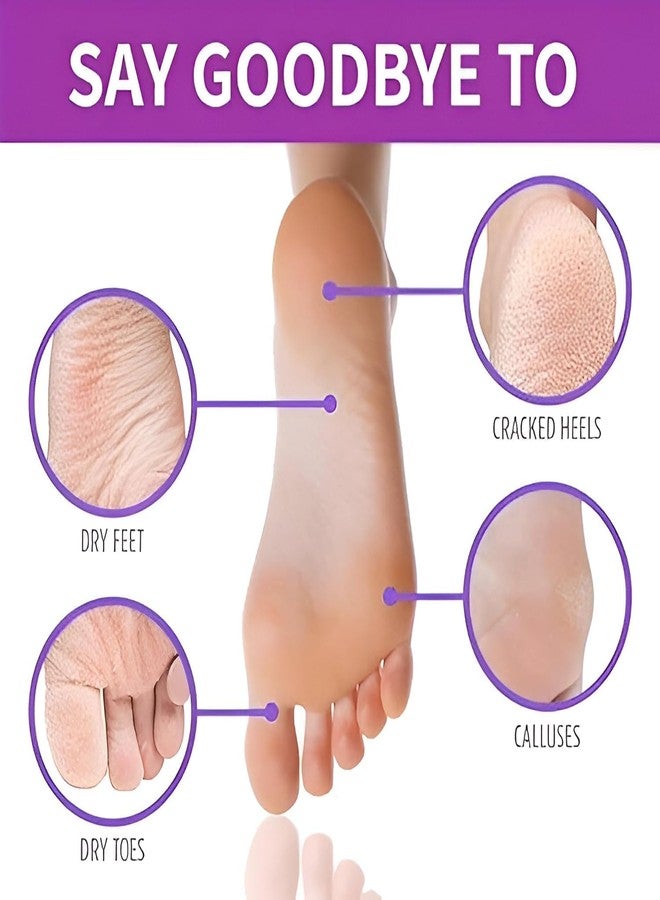 SEFLICA® Foot Peeling Mask (1 Pair), Korean Peeling & Exfoliating | Deep Exfoliation with Glycolic Acid, Removes Dead Skin, Cruelty-Free, Foot Peel Off Mask (1 Pair Foots Masks - Lavender) - Image 3