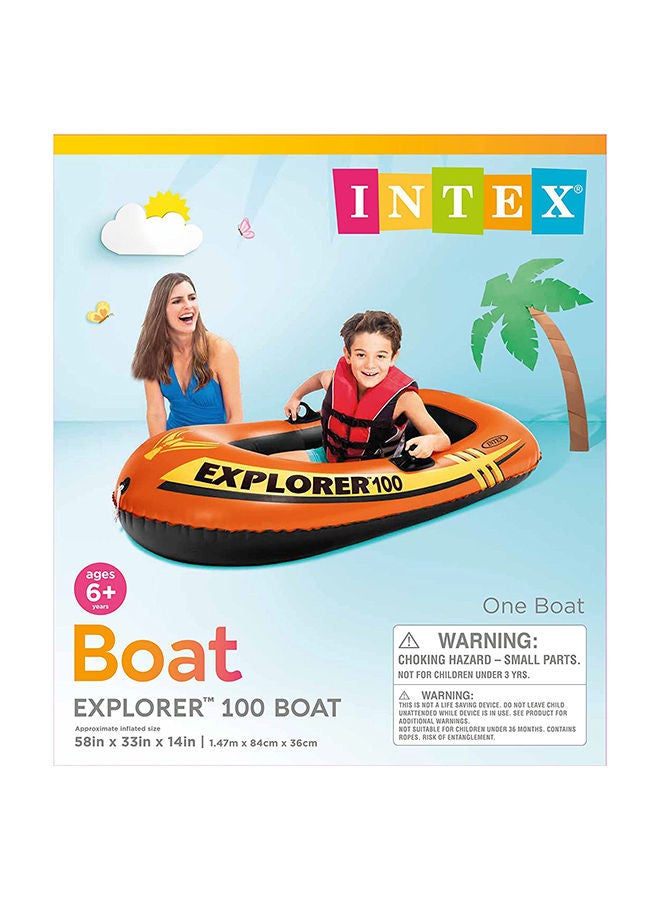 INTEX Explorer 100 Boat 58 x 33 x 14inch - Image 4