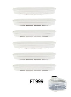 6 Packs Cat Water Fountain Filters for FT999 Filter Element Replacement Activated Carbon Filter for Pet Automatic Drinking Feeder Accessories