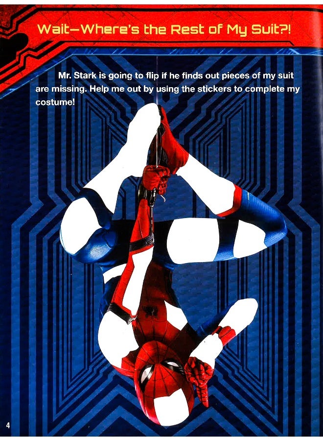 سبايدر مان: العودة إلى الوطن: كتاب ملصقات سبايدر مثل العصا - Image 3