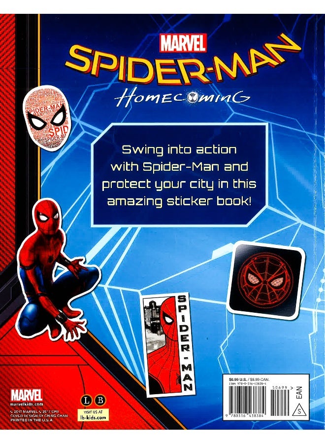 سبايدر مان: العودة إلى الوطن: كتاب ملصقات سبايدر مثل العصا - Image 2