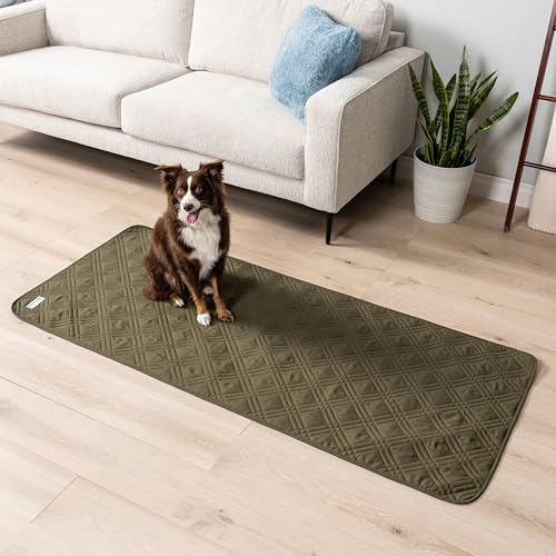 PetAmi Waterproof Couch Cover for Dogs Waterproof Pet Blanket Reversible Furniture Cover Sofa Protector for Pet Cat Bed Washable Waterproof Blanket Dog Cover for Couch Seat 30x70 Green - Image 3