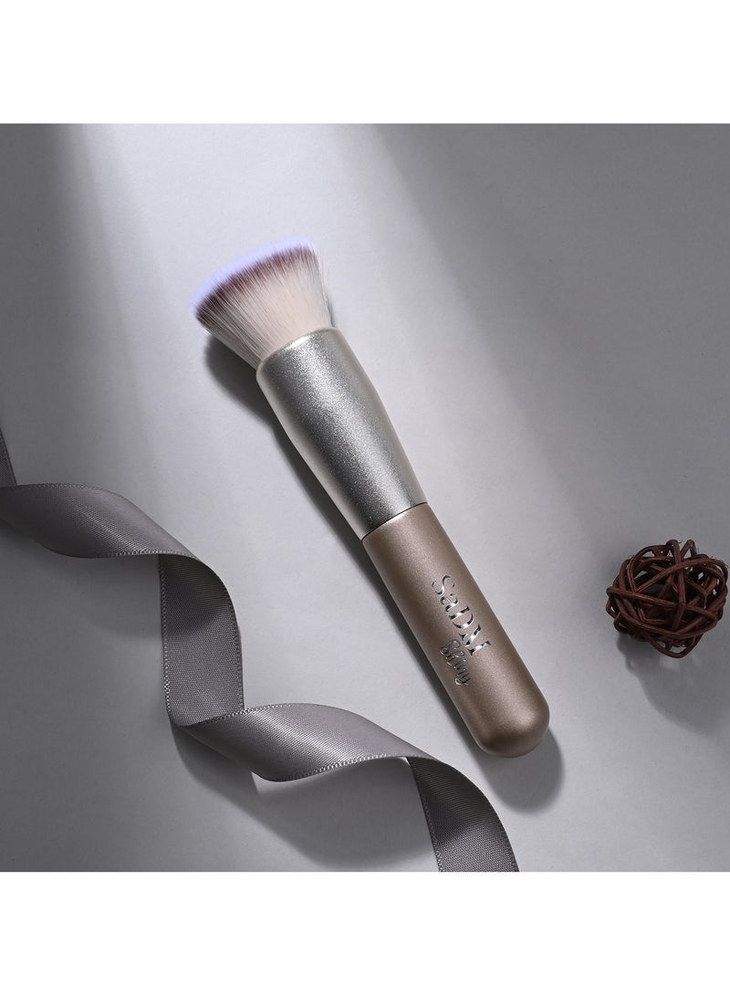 SaDM Shiny SaDM Shiny Kabuki Foundation Brush – Vegan, Multipurpose Brush for Liquid & Powder Makeup Application  - Image 2