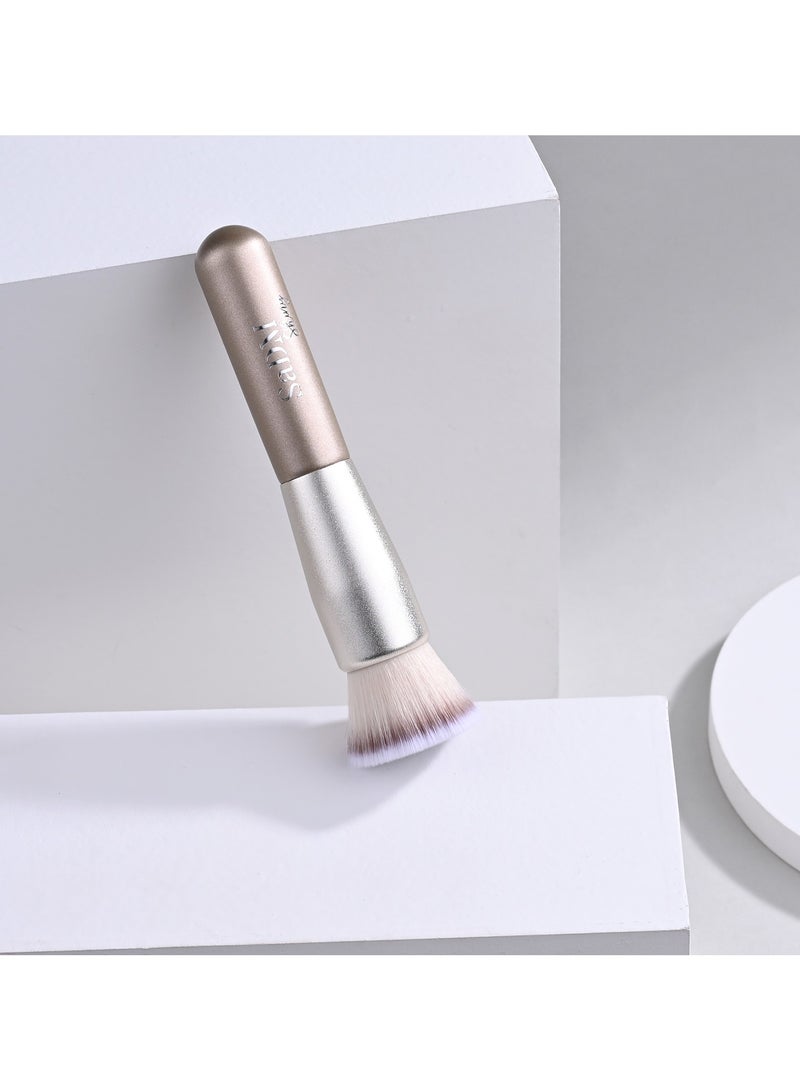SaDM Shiny SaDM Shiny Kabuki Foundation Brush – Vegan, Multipurpose Brush for Liquid & Powder Makeup Application  - Image 4