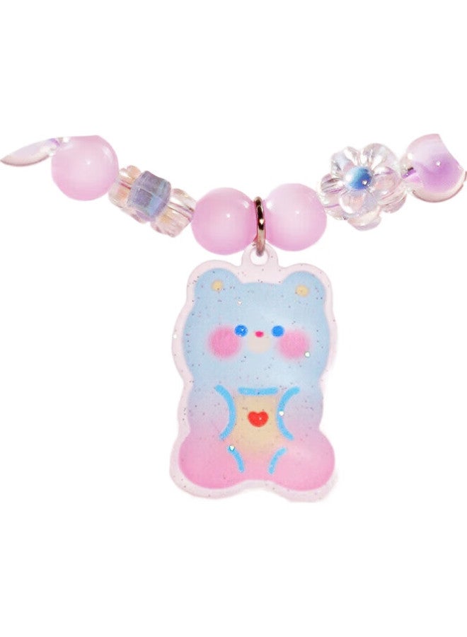Toi Children'S Beading Toy, Handmade Bead Stringing Toy, Diy, For Girls Aged 3-6, Birthday Gift, Cute Animals - Image 1