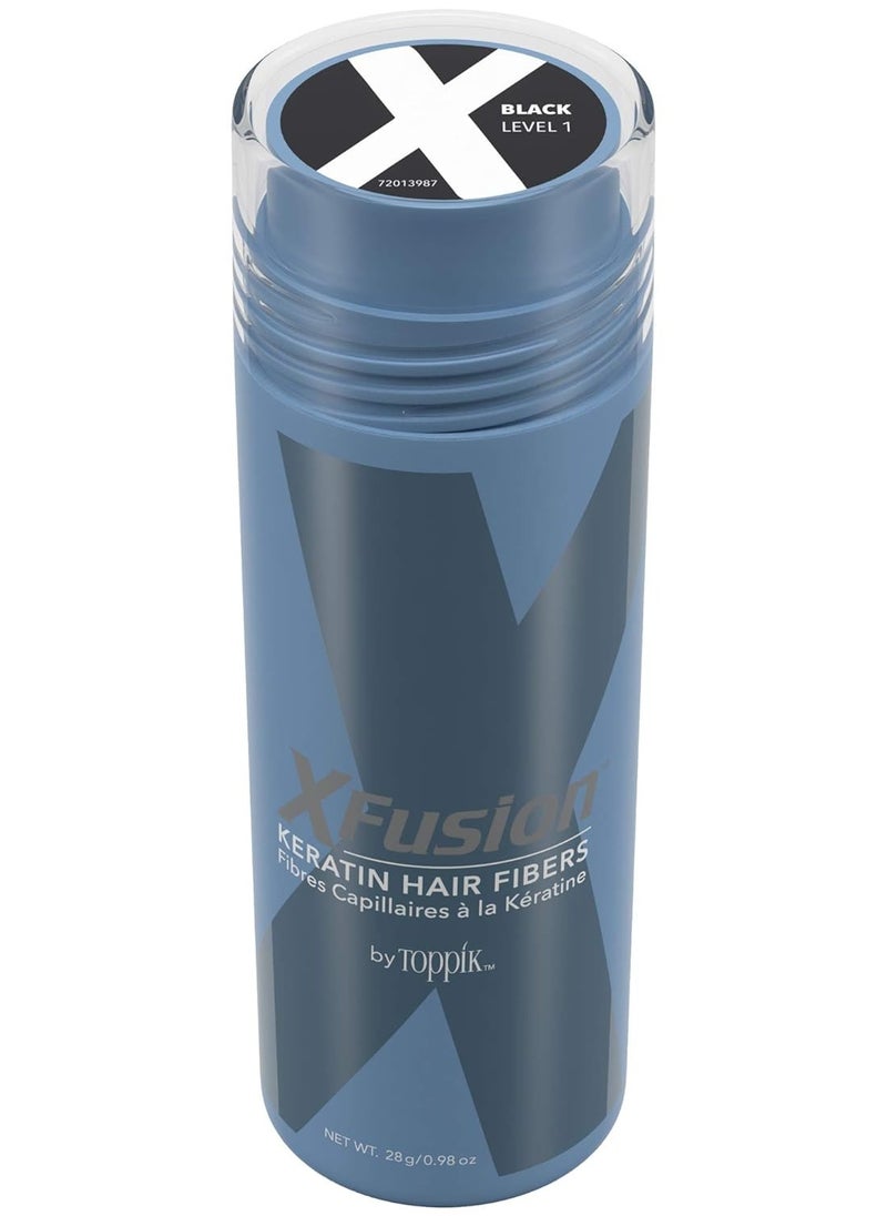 Xfusion XFusion Keratin Hair Fibers - Black (Large Size 28g)  - Image 1