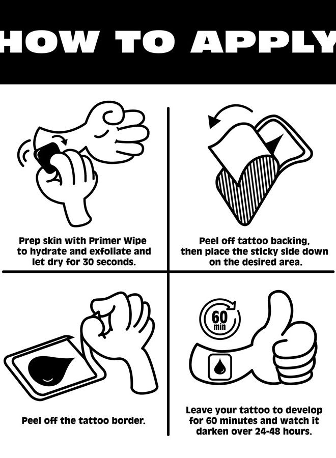 Inkbox Temporary Tattoos, Semi-Permanent Tattoo, One Premium Easy Long Lasting, Water-Resistant Temp Tattoo with For Now Ink - Lasts 1-2 Weeks, Thor - Stormbreaker, 2x2 - Image 5