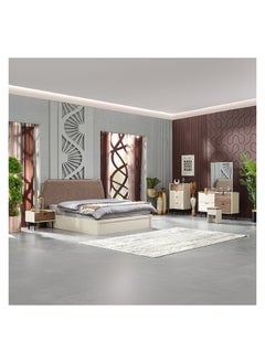 Home Box طقم غرفة نوم ملكي من لوسيا 6 قطع 215.6 x 120 x 230 سم  - Image 1