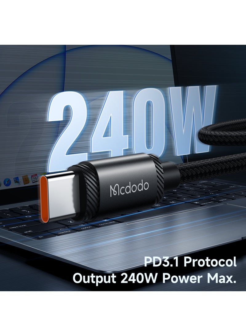Mcdodo 240W USB-C to USB-C EPR Data Cable 2m (Future-Proof Charging) - Image 3