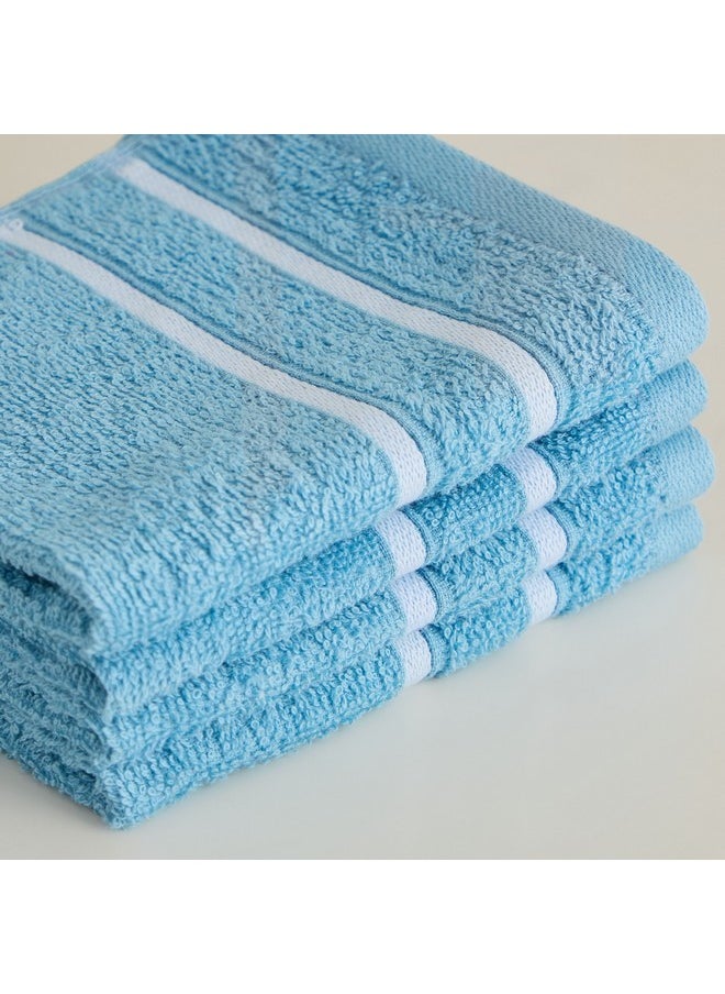 Home Box Snoopy Kids Carded 4-Piece Face Towel Set 30 x 30 cm  - Image 2