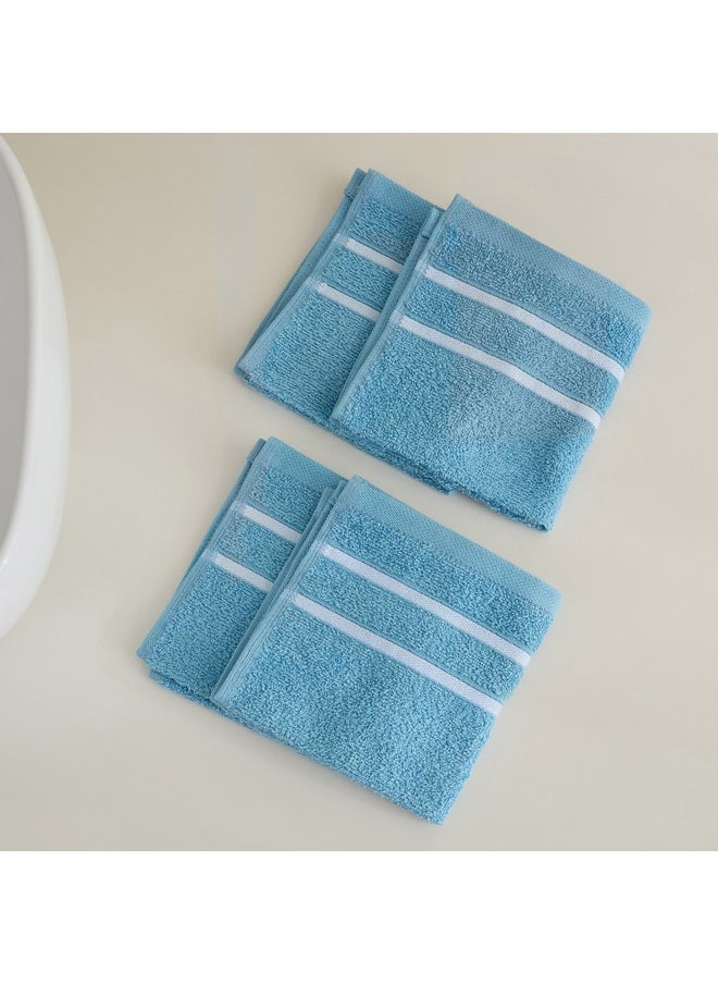 Home Box Snoopy Kids Carded 4-Piece Face Towel Set 30 x 30 cm  - Image 3