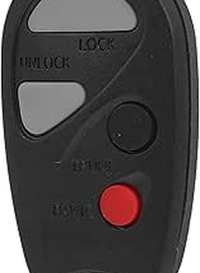 3 Button Car Key Fob Protective Cover Case Black Automotive Interior Accessories - Image 1