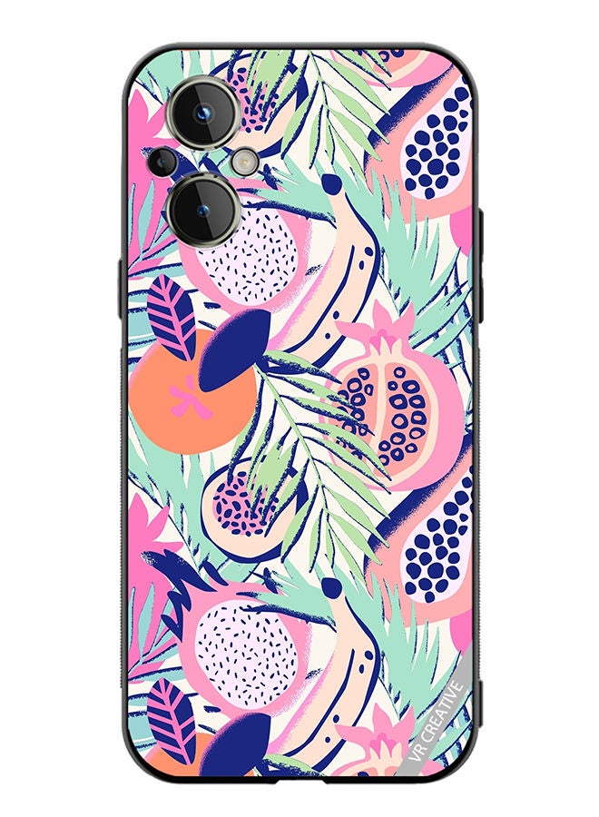 VR CREATIVE Protective Case Cover For OnePlus Nord N20 5G Abstract Dragon Fruit Design Multicolour - Image 1