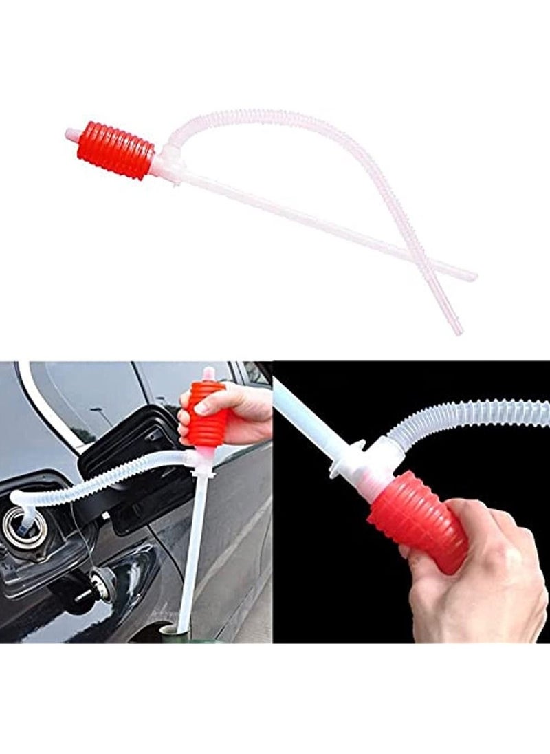 OIMG Liquid/Fuel Transfer Siphon Pump - Large Squeezing Syphon For Lawn Mowers & Manual Pumping Petrol Water liquid And More!  - Image 3