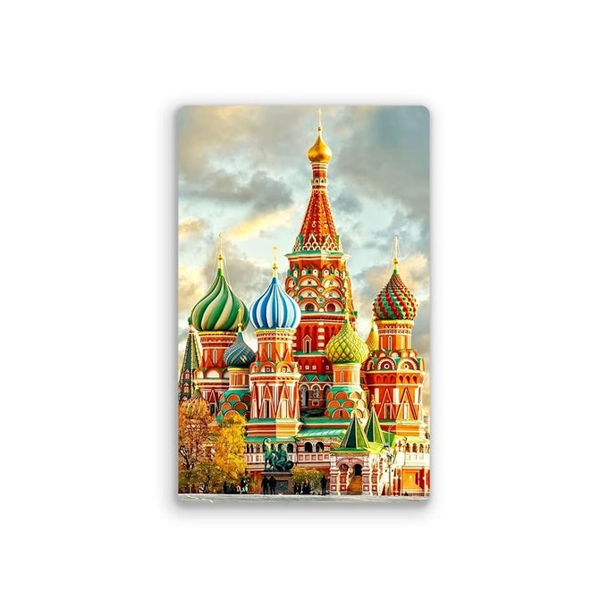 EVERCAREGIFTS Tourism Souvenir Fridge Magnet Russia Country Refrigerator Magnet Birthday Gifts for Tourist World Tourism Souvenir Fridge Magnet Kitchen Dcor Home Decoration Office Table Decor