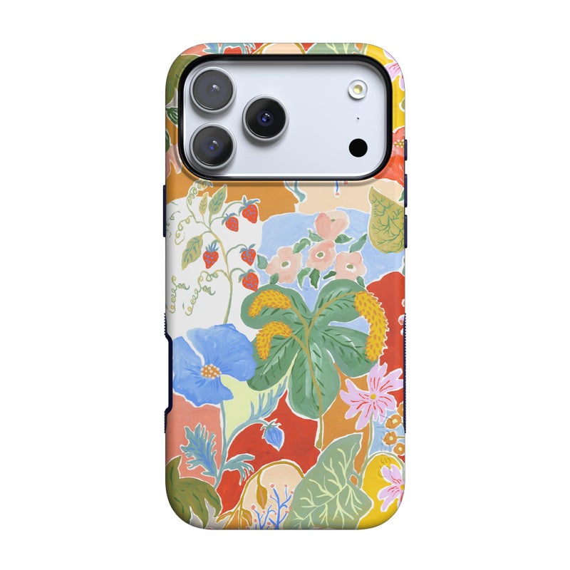 Casely iPhone 17 Pro Max Case | Botanical Blooms | Floral Patchwork | Bold Protective Design | Compatible with MagSafe - Image 1