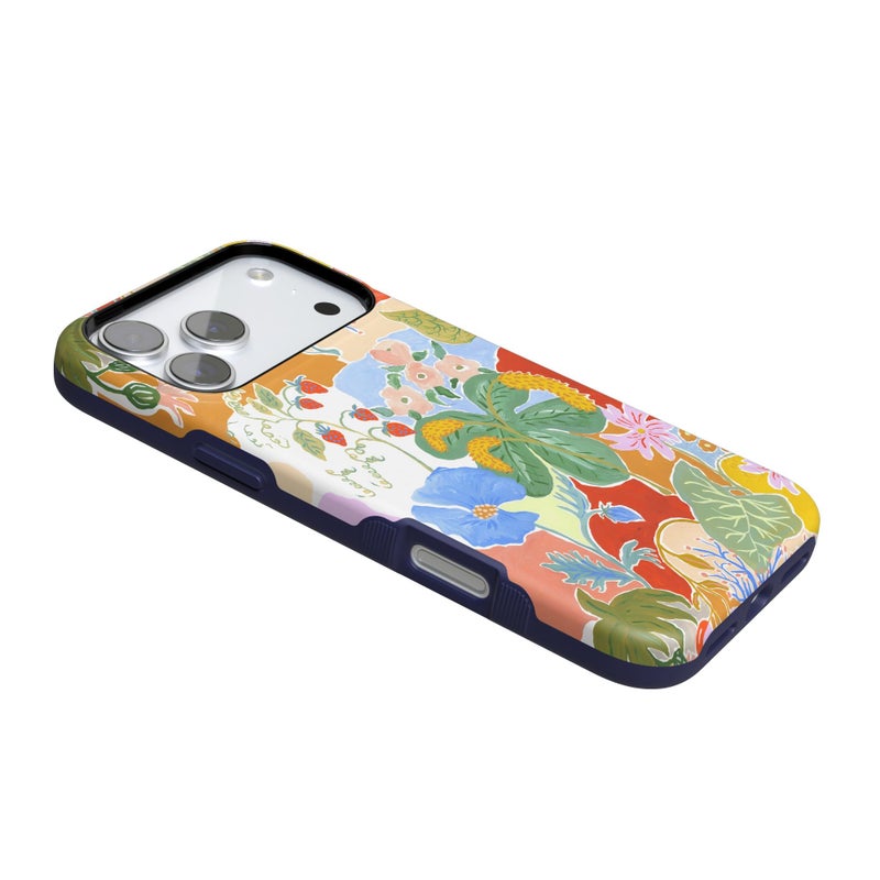 Casely iPhone 17 Pro Max Case | Botanical Blooms | Floral Patchwork | Bold Protective Design | Compatible with MagSafe - Image 3
